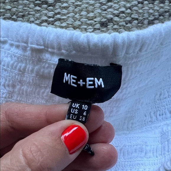 ME+EM Crisp White A-Line Skirt - Picture 2 of 6